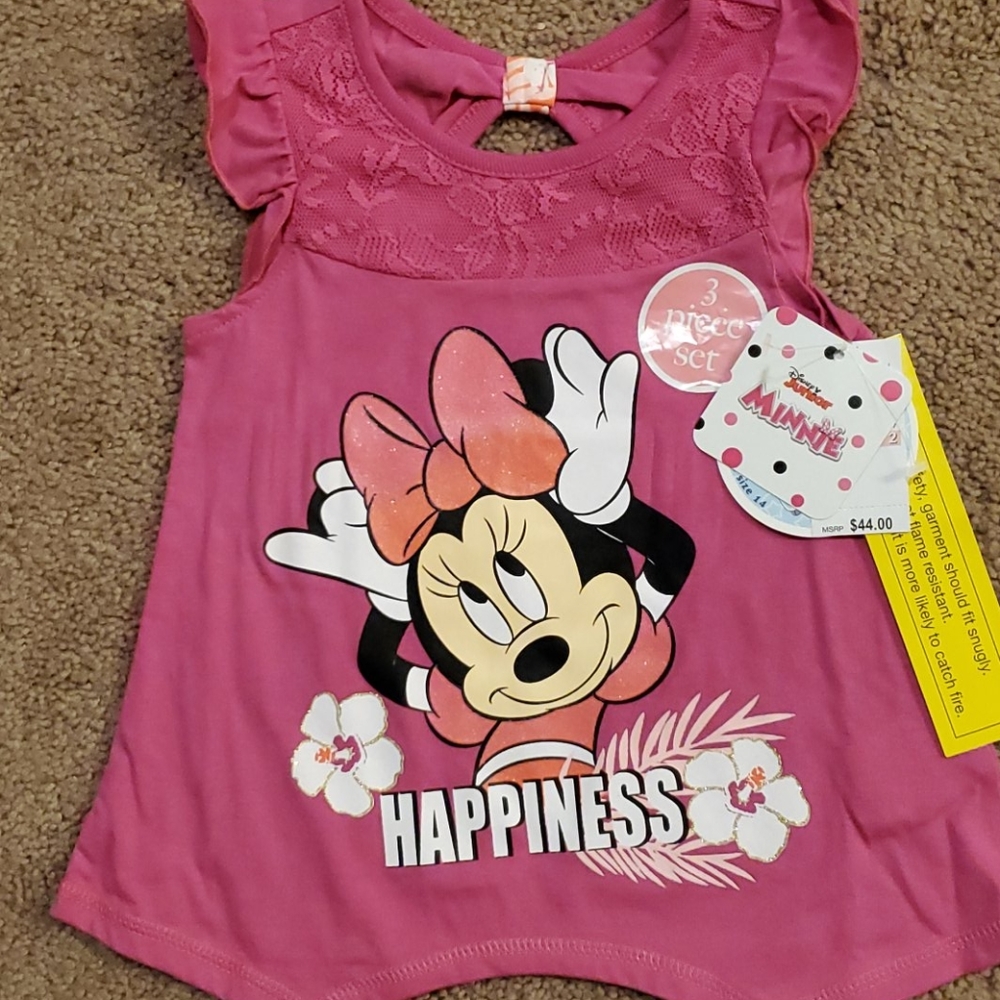 Minnie Mouse 3pc Summer Set